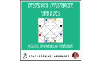 French Verb POUVOIR - PRESENT TENSE - Fortune Tellers
