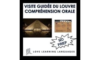 French: Visiting the Louvre - Listening Comprehension Exercise