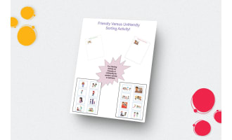 Friendly Versus Unfriendly Behaviors SEL Sorting Activity