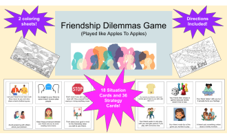 Friendship Dilemmas Game-Played like Apples To Apples