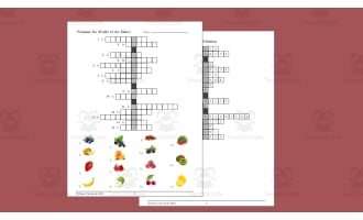 Fruits and Berries Crossword Puzzle by Teach Simple Fruits and Berries Crossword Puzzle by Teach Simple