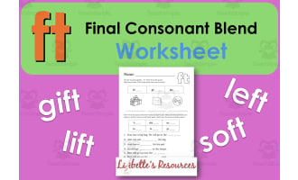 FT: Final Consonant Blend Worksheet