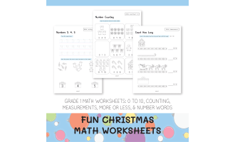 Fun Christmas Math Worksheets