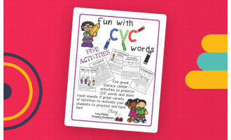 Fun With CVC Words | Literacy Center Activities