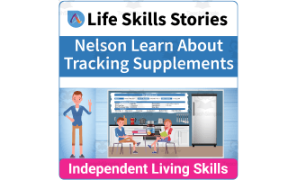 Functional Life Skills: Nelson Learn About Tracking Supplements