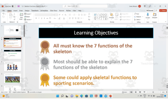 Functions of the Skeleton - Grade 9-10