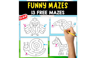 FUNNY MAZES | 13 FREE MAZES