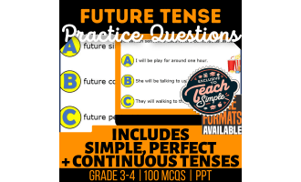 Future Tense Practice Questions - Grammar Grade 3-4 (PPT)