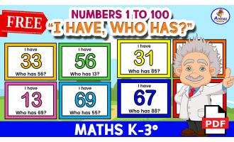 GAME "i HAVE, WHO HAS?" - Numbers 1 to 100