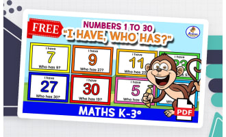 GAME "I HAVE, WHO HAS?" - Numbers 1 to 30