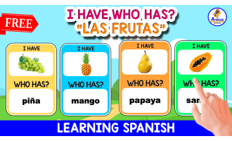 GAME "I HAVE,WHO HAS?" | LAS FRUTAS EN ESPAÑOL