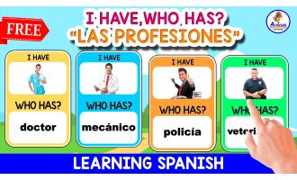 GAME "I HAVE,WHO HAS?" | LAS PROFESIONES