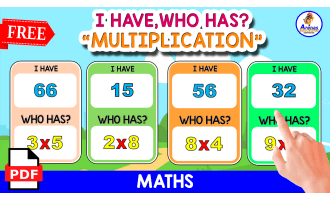 GAME "I HAVE,WHO HAS?" | MULTIPLICATION THEMED