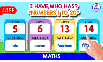 GAME "I HAVE,WHO HAS?" | NUMBERS 1 TO 20