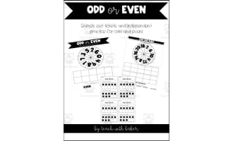 Games and Exit Ticket for Odd and Even