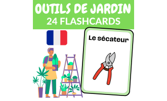 Garden Tools in French