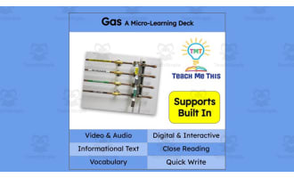 Gas | Interactive Science Lesson | Micro-Learning Deck