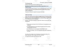 GCSE Literature: An Inspector Calls | The Generation Gap Worksheet