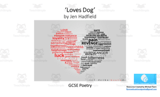 GCSE Poetry Lesson: ‘Loves Dog’ by Jen Hadfield