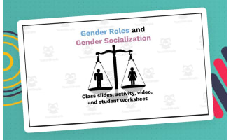 Gender Roles and Gender Socialization (Class slides and worksheet)