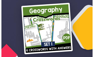 Geography Crosswords - Set 1 (PDF)