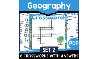 Geography Crosswords - Set 2 (PDF)