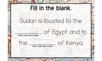 Geography in Africa Boom Cards
