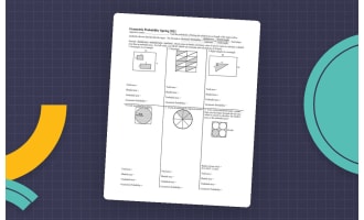 Geometry Probability Worksheet with Answer Key