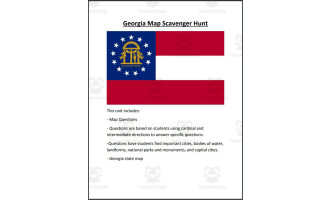 Georgia Map Scavenger Hunt