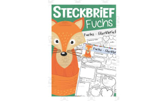 German: Animal Characteristics Worksheet - Fox Printable