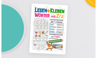 German Cut & Glue Activity: Words with Z