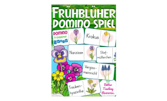 German Dominoes: Flowers