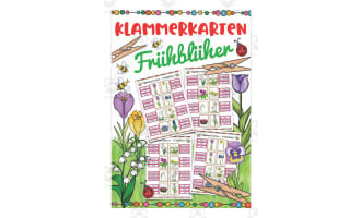 German: Early Bloomers Clip Cards
