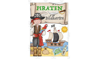 German Flash Cards: Pirate Life