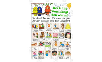 German Flash Cards: Proverbs & Expressions