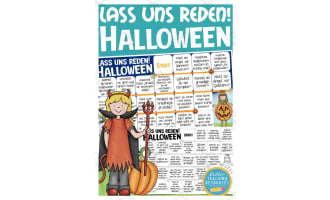 German: Let's Talk About Halloween Board Game