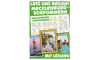German: Let's Talk About Mecklenburg-Western Pomerania Board Game