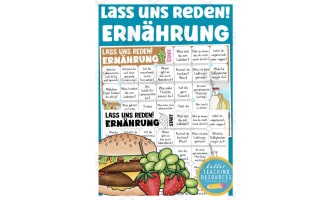 German: Let's Talk About Nourishment Board Game