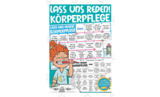 German: Let's Talk About Personal Hygiene Board Game