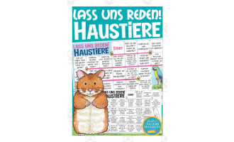 German: Let's Talk About Pets Board Game