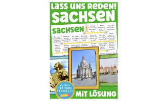 German: Let's Talk About Saxony Board Game