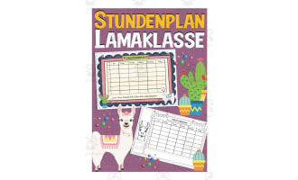 German: My Student Plan - Llama Themed