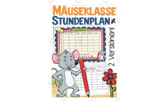 German: My Student Plan - Mouse Themed