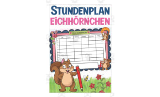 German: My Student Plan - Squirrel Themed