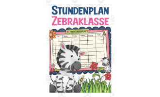 German: My Student Plan - Zebra Themed