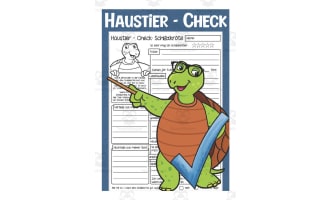 German: Turtle Fact Sheet Packet | Animal Worksheets