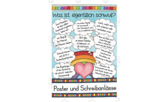 German: What is Gay? | Fact Sheet Poster and Writing