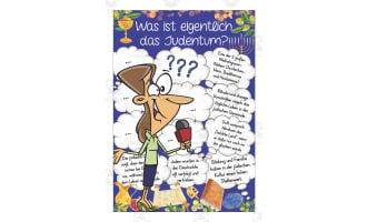 German: What is Judaism? | Fact Sheet Poster and Writing