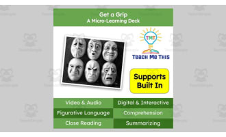 Get a Grip | Figurative Language Activity | Micro-Learning Deck