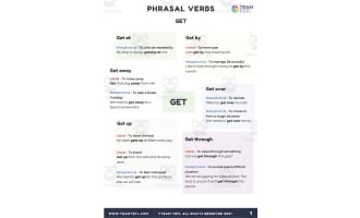Get | Phrasal Verbs Exercises